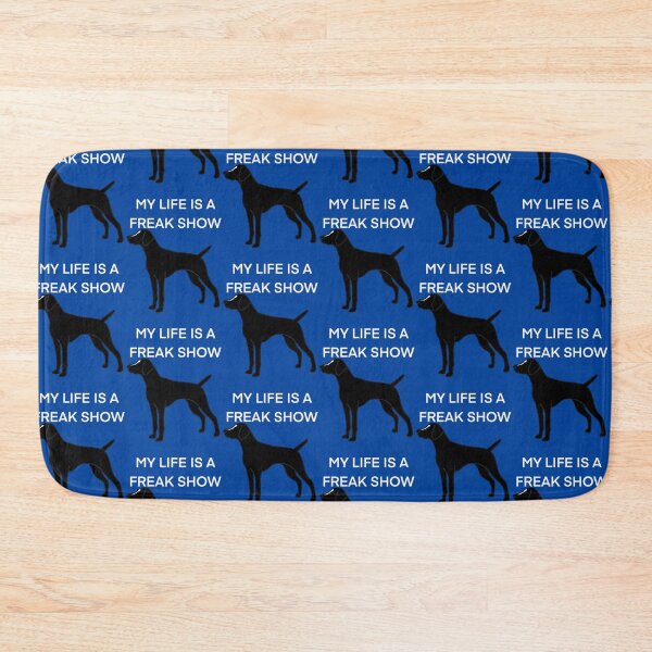 Item preview, My Life Is A Freak Show Black gsp with white face blaze designed and sold by Horsequeenozie.