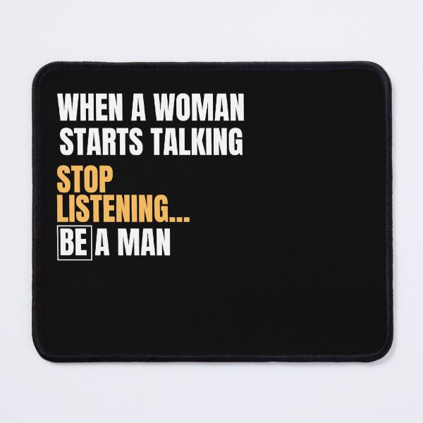 Item preview, Be a Man  designed and sold by DesignFrenzy101.