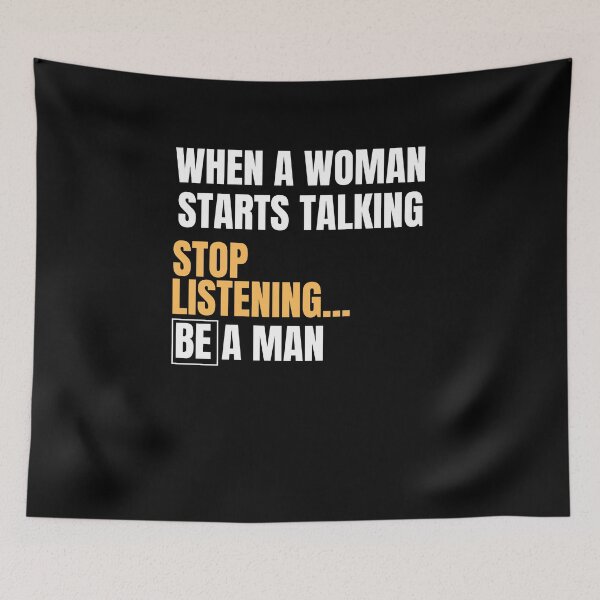 Item preview, Be a Man  designed and sold by DesignFrenzy101.