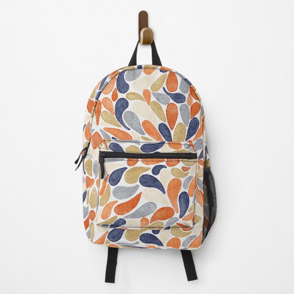 Item preview, Watercolor Teardrop Pattern - Orange Burst designed and sold by RahimaUmmi.