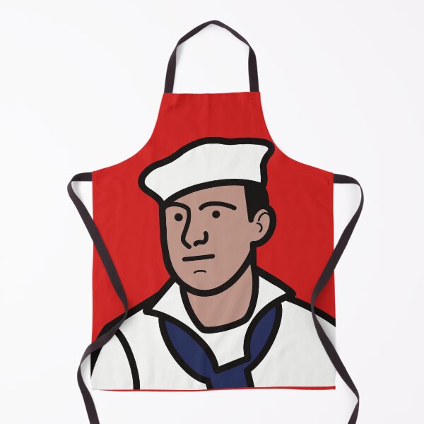 Item preview, Sailor Joe wearing white uniform  designed and sold by FlippinTurtles.