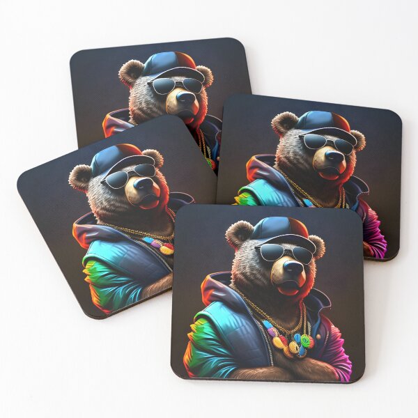 Item preview, colors gangster bear, disco bear designed and sold by DEMONIZATOR.