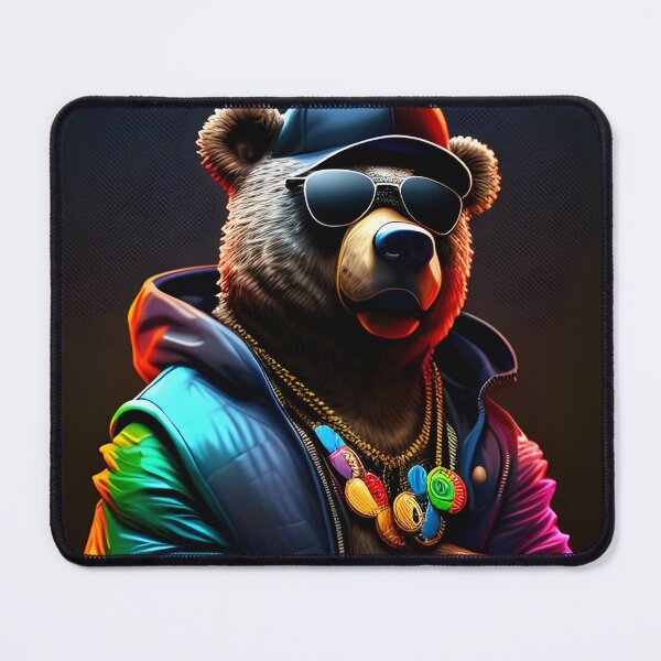 Item preview, colors gangster bear, disco bear designed and sold by DEMONIZATOR.