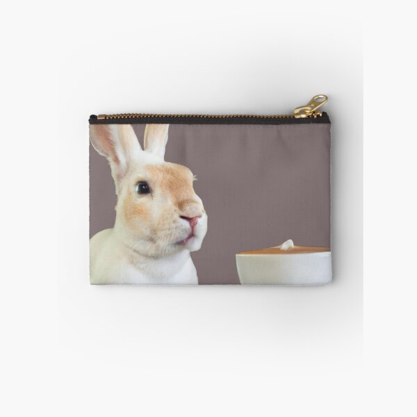 Item preview, Rabbit and coffee-Edited AI generated art designed and sold by Frostp.