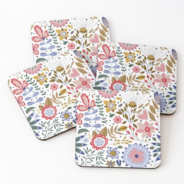 Item preview, Colorful floral pattern  designed and sold by TheKvltStudio.