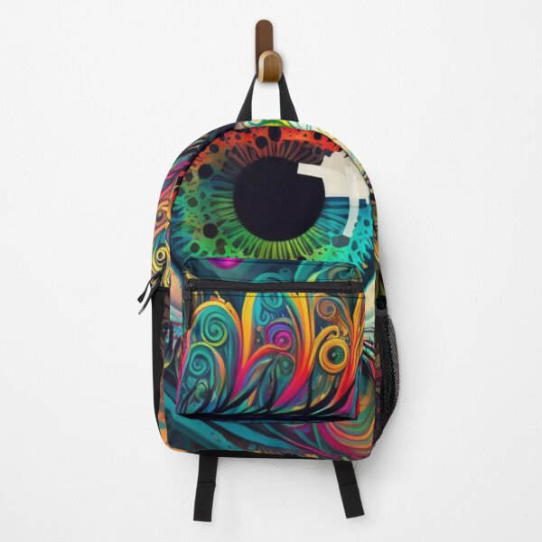 Item preview, Green Eye, Abstract Art in Psychedelic Colors designed and sold by WindCreation.