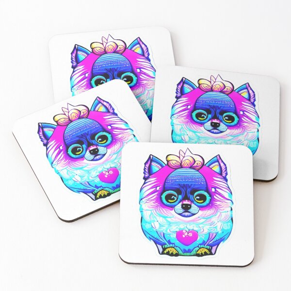 Item preview, Psychedelic Cute Pomeranian designed and sold by akait.