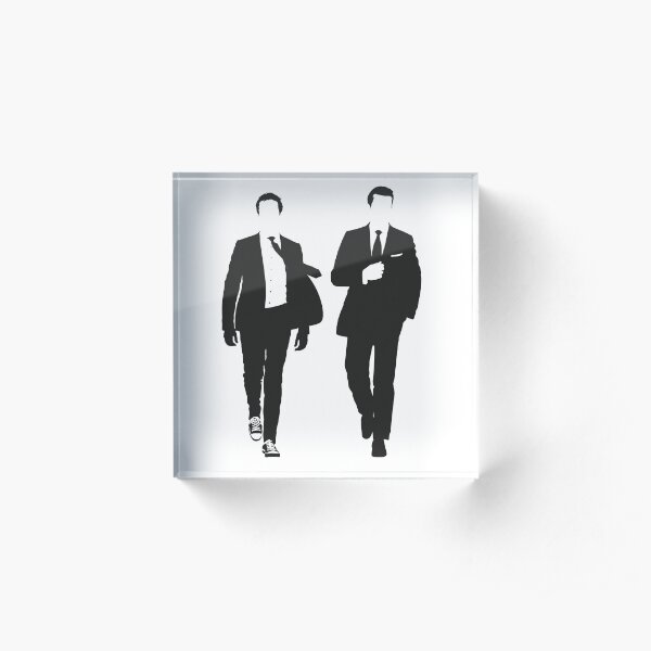Suits Acrylic Block