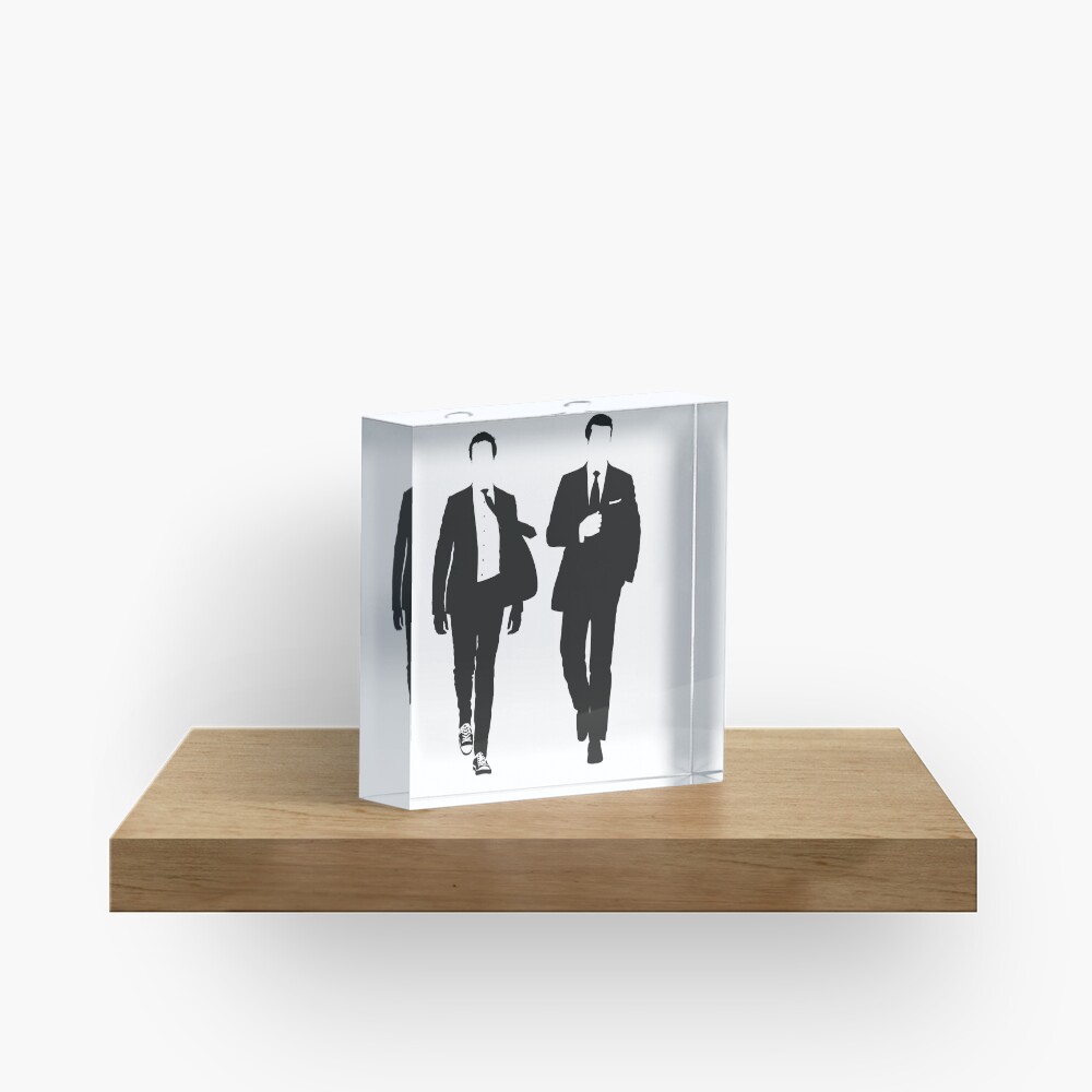 Suits Acrylic Block