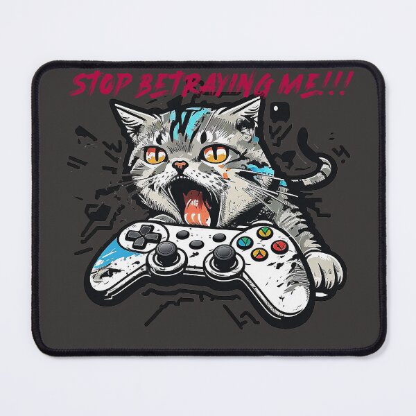 Item preview, Gamer Angery Cat designed and sold by Glitch Forge.