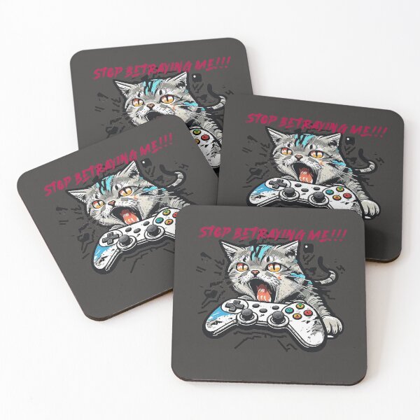 Item preview, Gamer Angery Cat designed and sold by Glitch Forge.