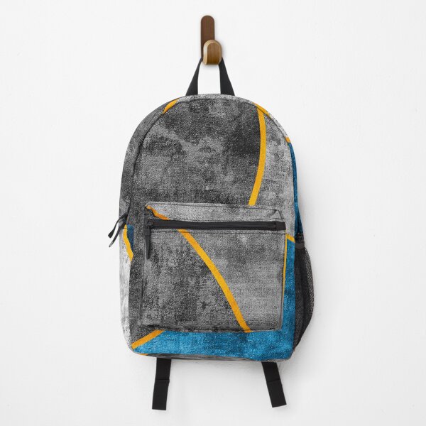 Item preview, Black Blue Grey Circular Geometric Pattern Print designed and sold by inquestyle.