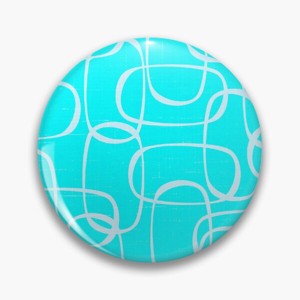 Item preview, Mid Century Modern Abstract Blue designed and sold by StarLiteRetro.