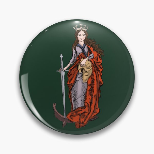 Item preview, Saint Catherine of Alexandria  designed and sold by HappyRandomArt.