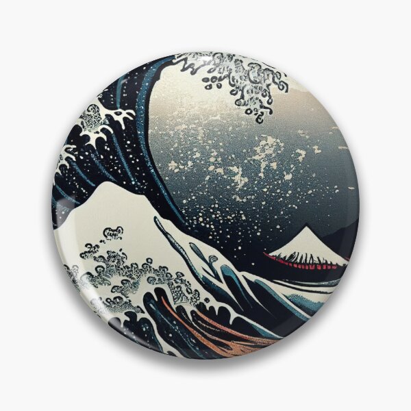Item preview, The Great Wave off Kanagawa designed and sold by creative-ai.