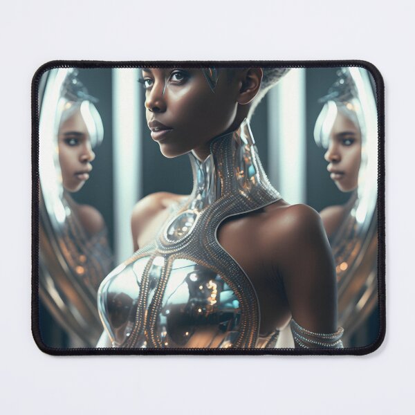 Item preview, Dressed for the Future: A Princess Adorned in a Mirror Dress designed and sold by digitalbrosse.