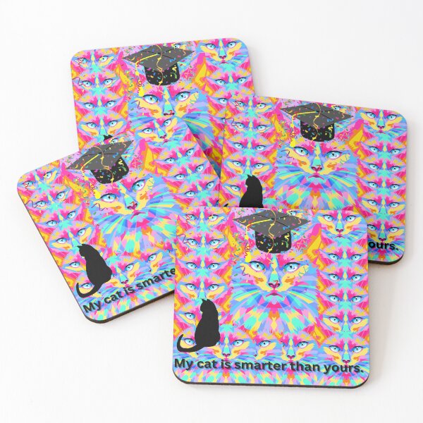 Item preview, My fluffycat is smarter than yours. designed and sold by India2022.