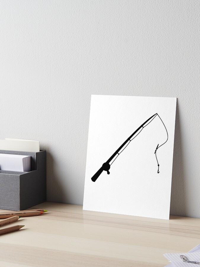 Fishing Pole print art print art at