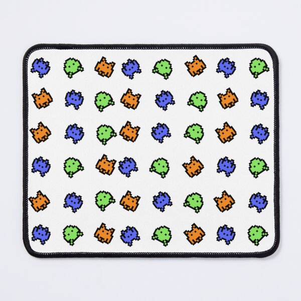 Item preview, Pixelated Retro Alien Pattern designed and sold by LMoonDesigns.