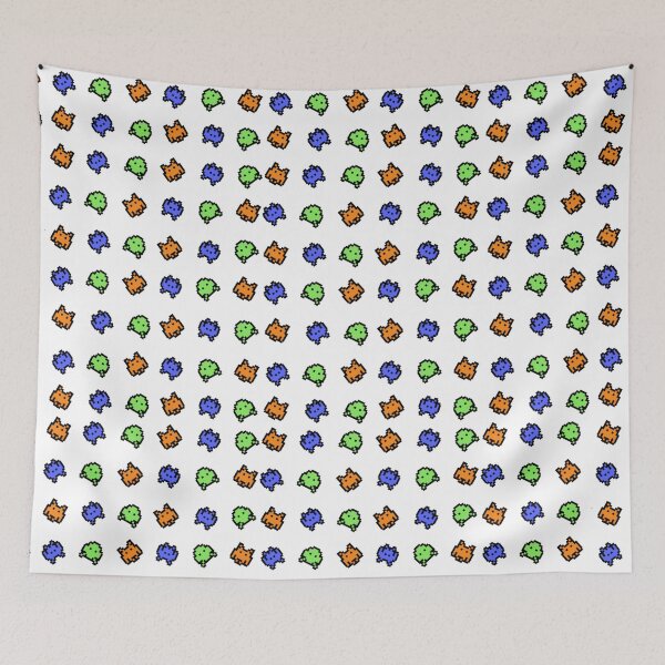 Item preview, Pixelated Retro Alien Pattern designed and sold by LMoonDesigns.