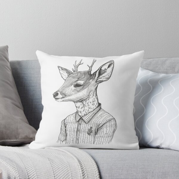 Item preview, Smart Deer wear shirt Young Deer Human Style designed and sold by MaxEXP.