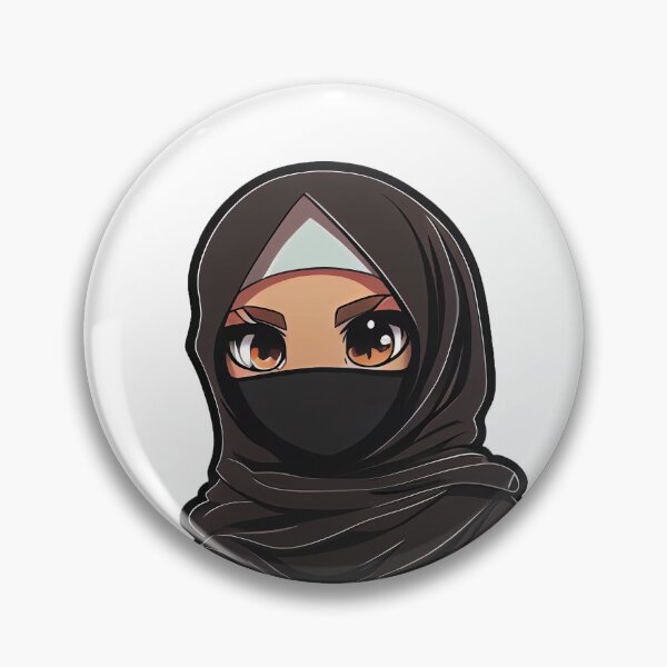 Item preview, Beautiful Eyes of Woman Using Hijab or a Head Scarf designed and sold by MrBadDream.