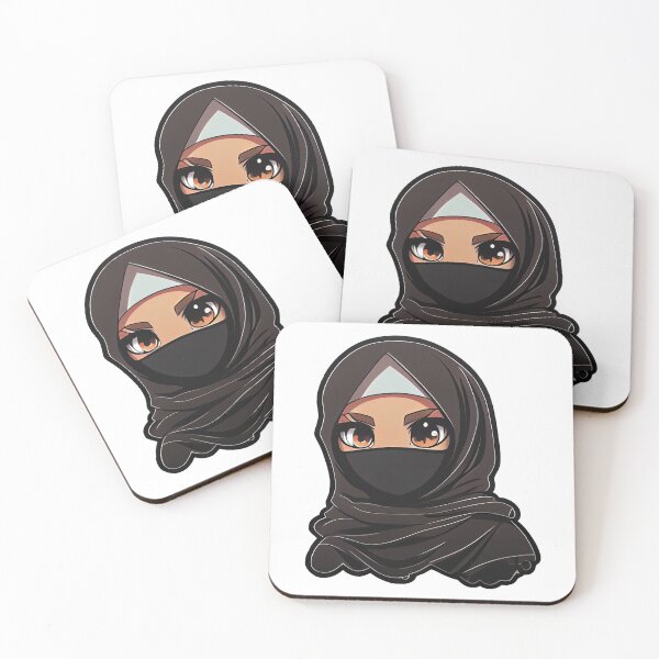 Item preview, Beautiful Eyes of Woman Using Hijab or a Head Scarf designed and sold by MrBadDream.