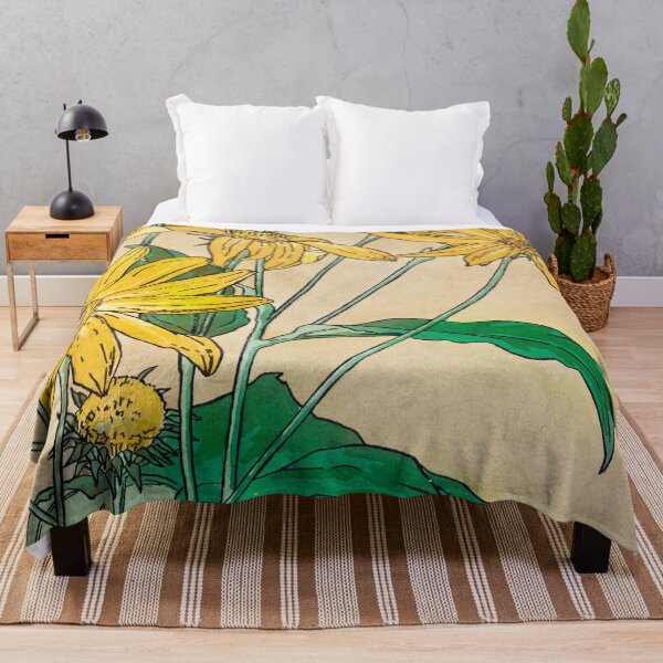 Item preview, Sunflowers (1915) by Hannah Borger Overbeck designed and sold by BossyCatHome.