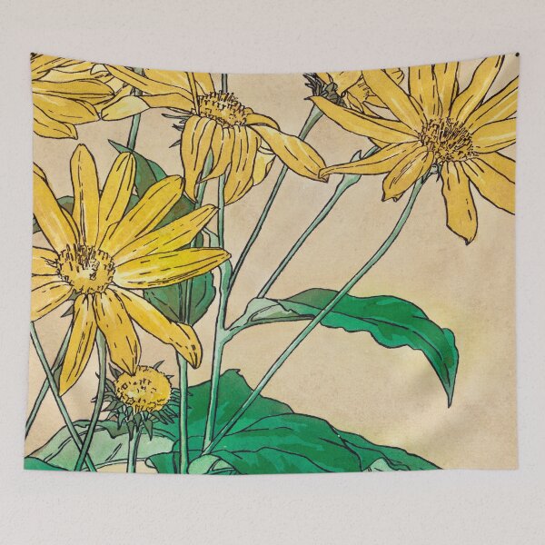 Item preview, Sunflowers (1915) by Hannah Borger Overbeck designed and sold by BossyCatHome.
