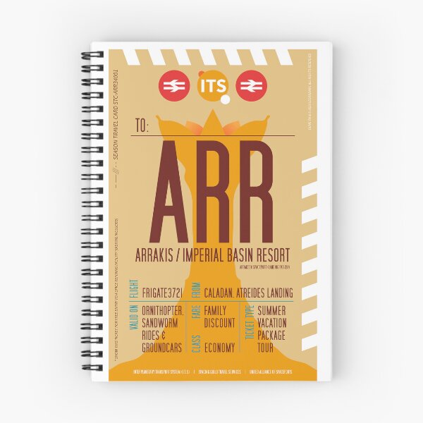Item preview, Arrakis Dune Boarding Pass (Interplanetary Space Travel Ticket Collection) designed and sold by BGALAXY.