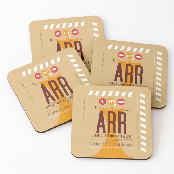 Item preview, Arrakis Dune Boarding Pass (Interplanetary Space Travel Ticket Collection) designed and sold by BGALAXY.