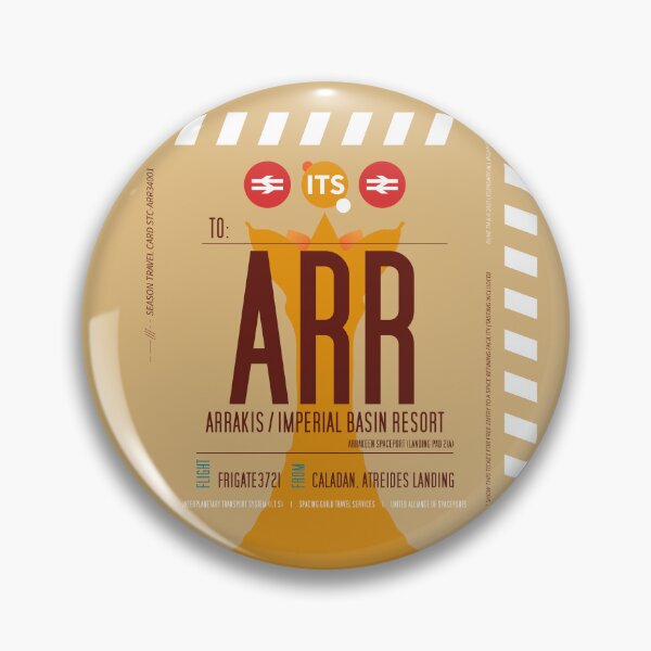 Item preview, Arrakis Dune Boarding Pass (Interplanetary Space Travel Ticket Collection) designed and sold by BGALAXY.