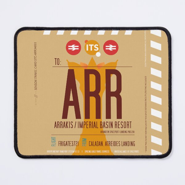 Item preview, Arrakis Dune Boarding Pass (Interplanetary Space Travel Ticket Collection) designed and sold by BGALAXY.