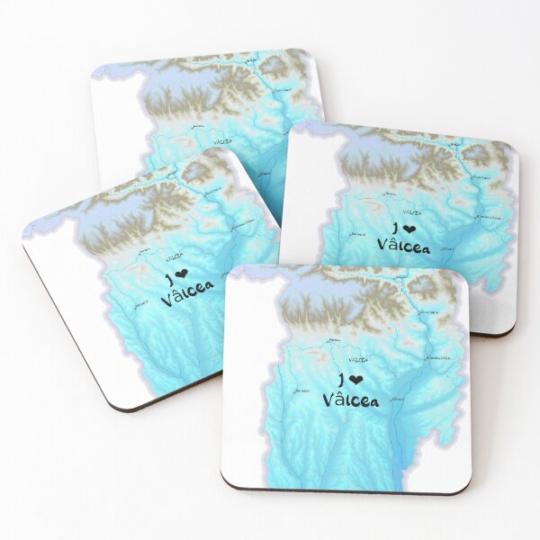 Item preview, Vâlcea County Map, România 2 designed and sold by maptheclouds.