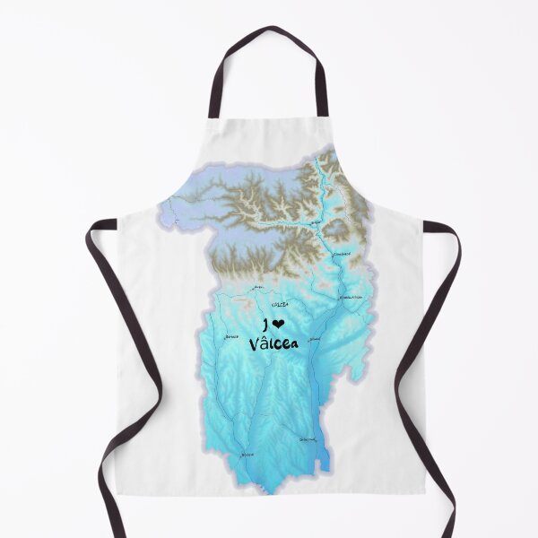 Item preview, Vâlcea County Map, România 2 designed and sold by maptheclouds.