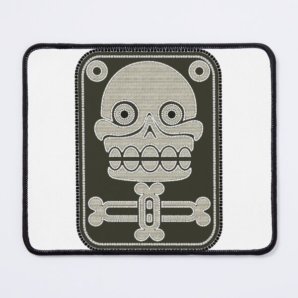 Item preview, Aztec stamp with skull designed and sold by siloto.