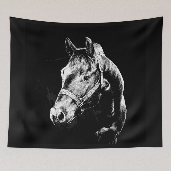 Item preview, Black Quarter Horse Gelding II designed and sold by HiddenRockRanch.
