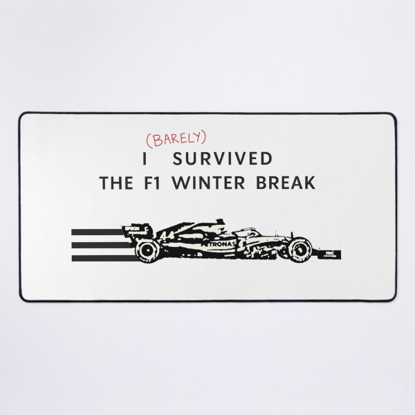 Item preview, I (barely) survived the F1 Winter Break designed and sold by amyhasnolife.