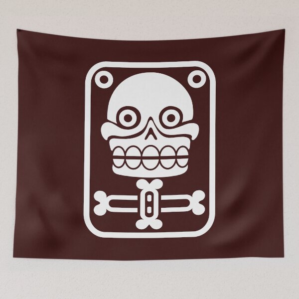 Item preview, Aztec stamp with skull designed and sold by siloto.