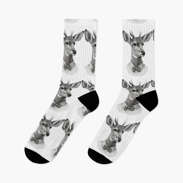 Item preview, Smart Deer wear bow tie and shirt Young Deer Human Style designed and sold by MaxEXP.