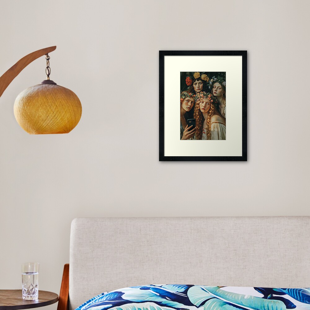 Item preview, Framed Art Print designed and sold by tinkertailorart.