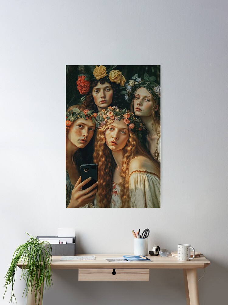Thumbnail 2 of 3, Poster, Renaissance drawing designed and sold by tinkertailorart.