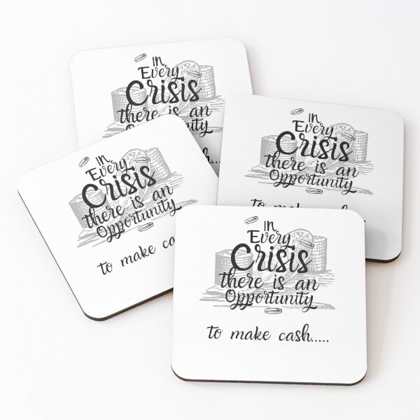Item preview, In Every Crisis there is an opportunity to make cash.... designed and sold by mkzmerch.