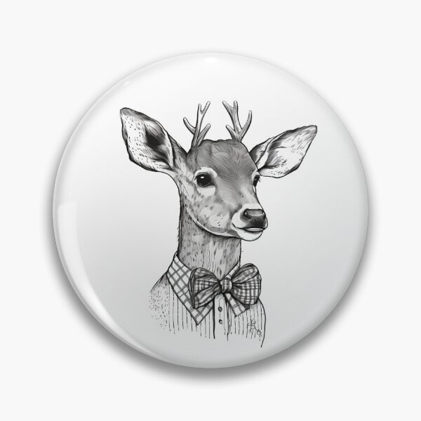 Item preview, Smart Deer usa pajarita y camisa Baby Deer Human Style designed and sold by MaxEXP.