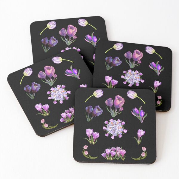 Item preview, Watercolour Tulip Flower Set designed and sold by JohnnyP-Store.