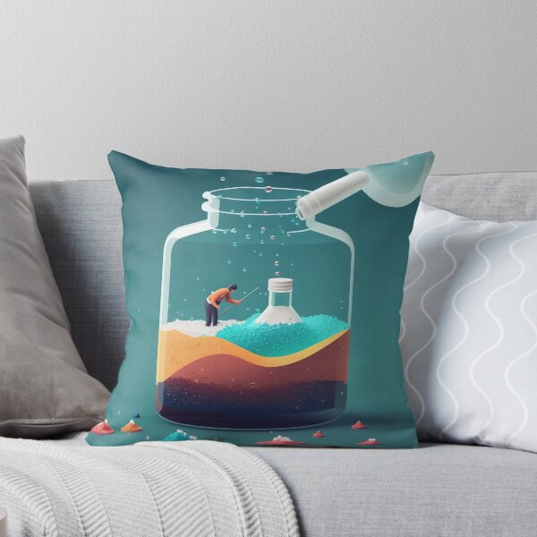 Item preview, Un hombre en la botella Diseño designed and sold by HRDesigning007.