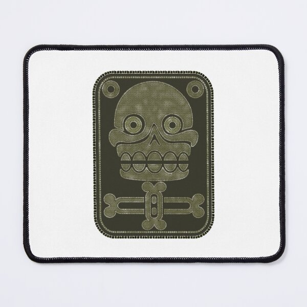 Item preview, Aztec stamp with skull designed and sold by siloto.