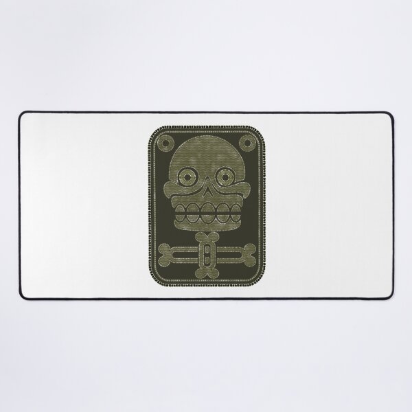 Item preview, Aztec stamp with skull designed and sold by siloto.
