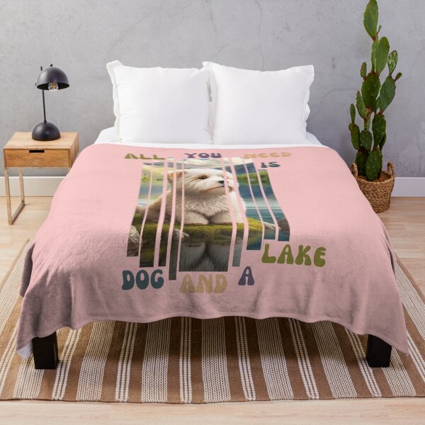 Artikelvorschau, Alles, was Sie brauchen, ist ein Hund und ein See entworfen und verkauft von designerpriti.