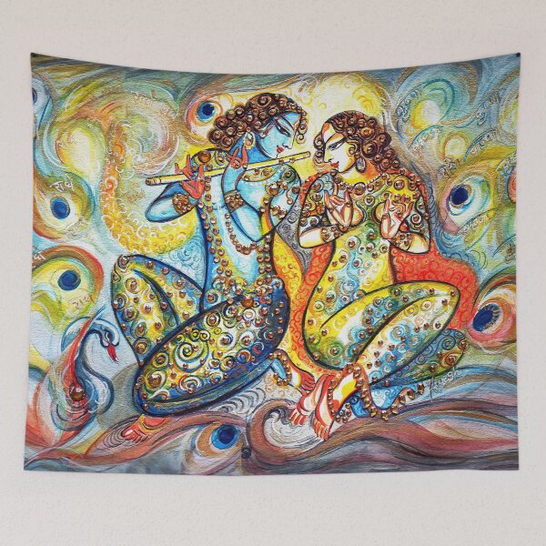 Item preview, Krishna - Flute player designed and sold by Harsh Malik.